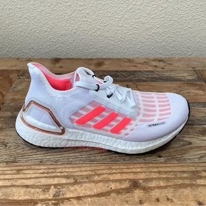 New Adidas Ultraboost S.RDY White Pink Running Sneakers Women's Size 5 FW9773